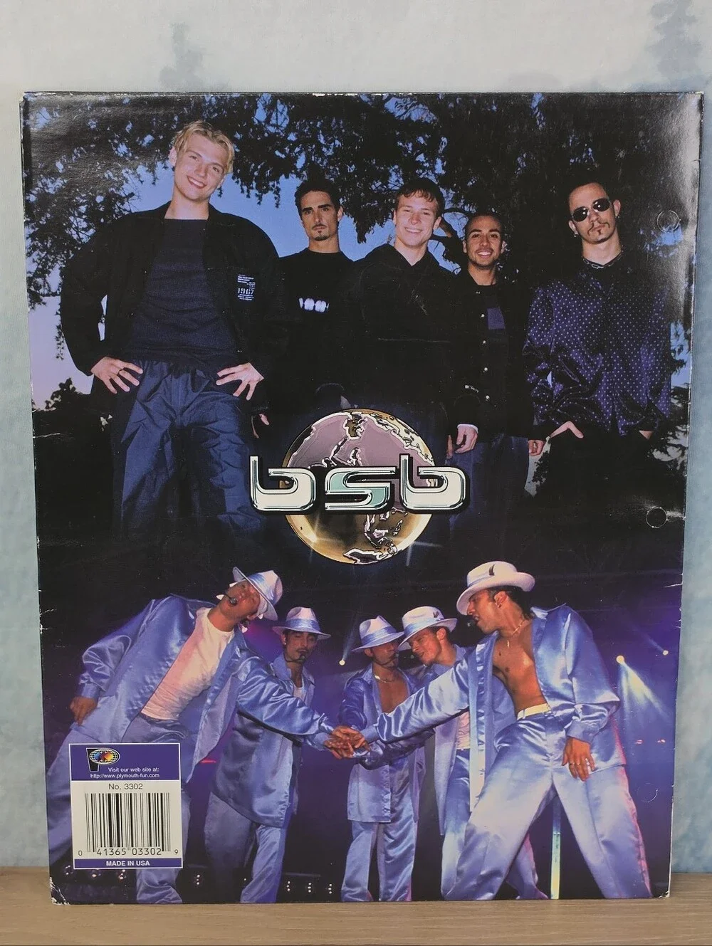 Vintage Backstreet Boys Folder Winterland Y2K